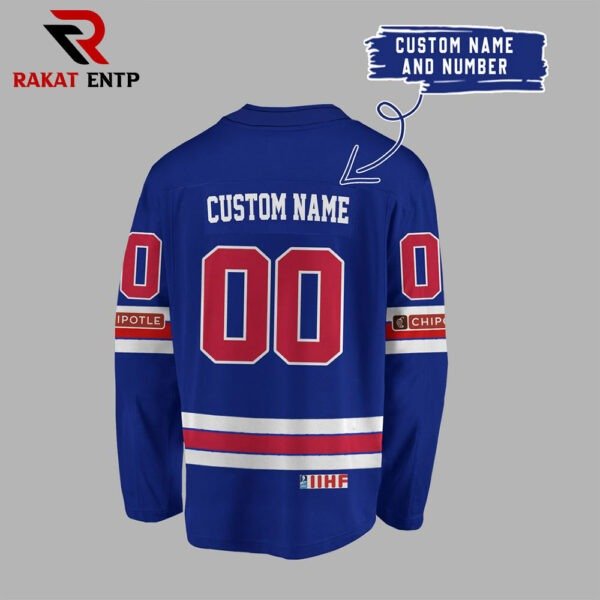 Custom Name USA Ice Hockey Jersey