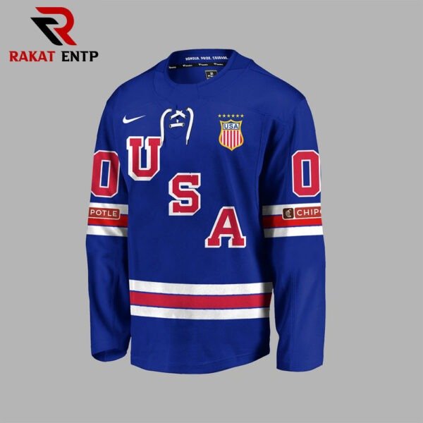 Custom Name USA Ice Hockey Jersey rakatentp